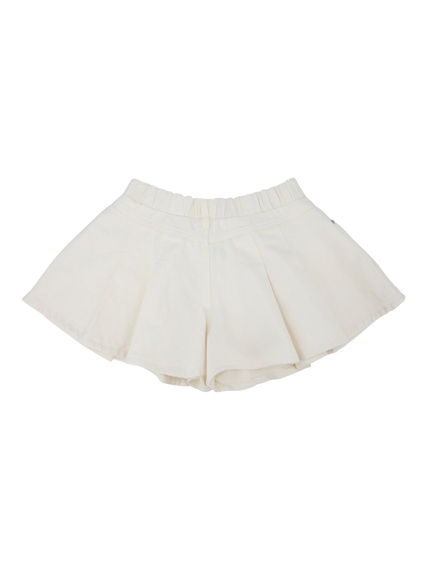 Sea Stasia Denim Jean Shorts in Cream