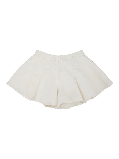 Sea Stasia Denim Jean Shorts in Cream
