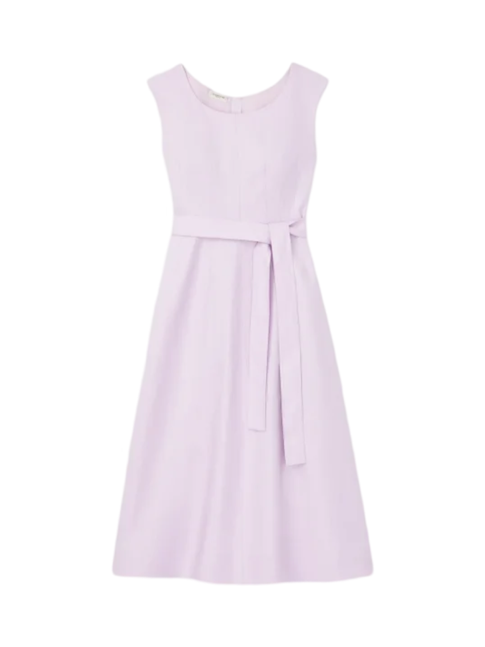 Lafayette 148 Fit & Flare Belted Dress in Dried Blossom