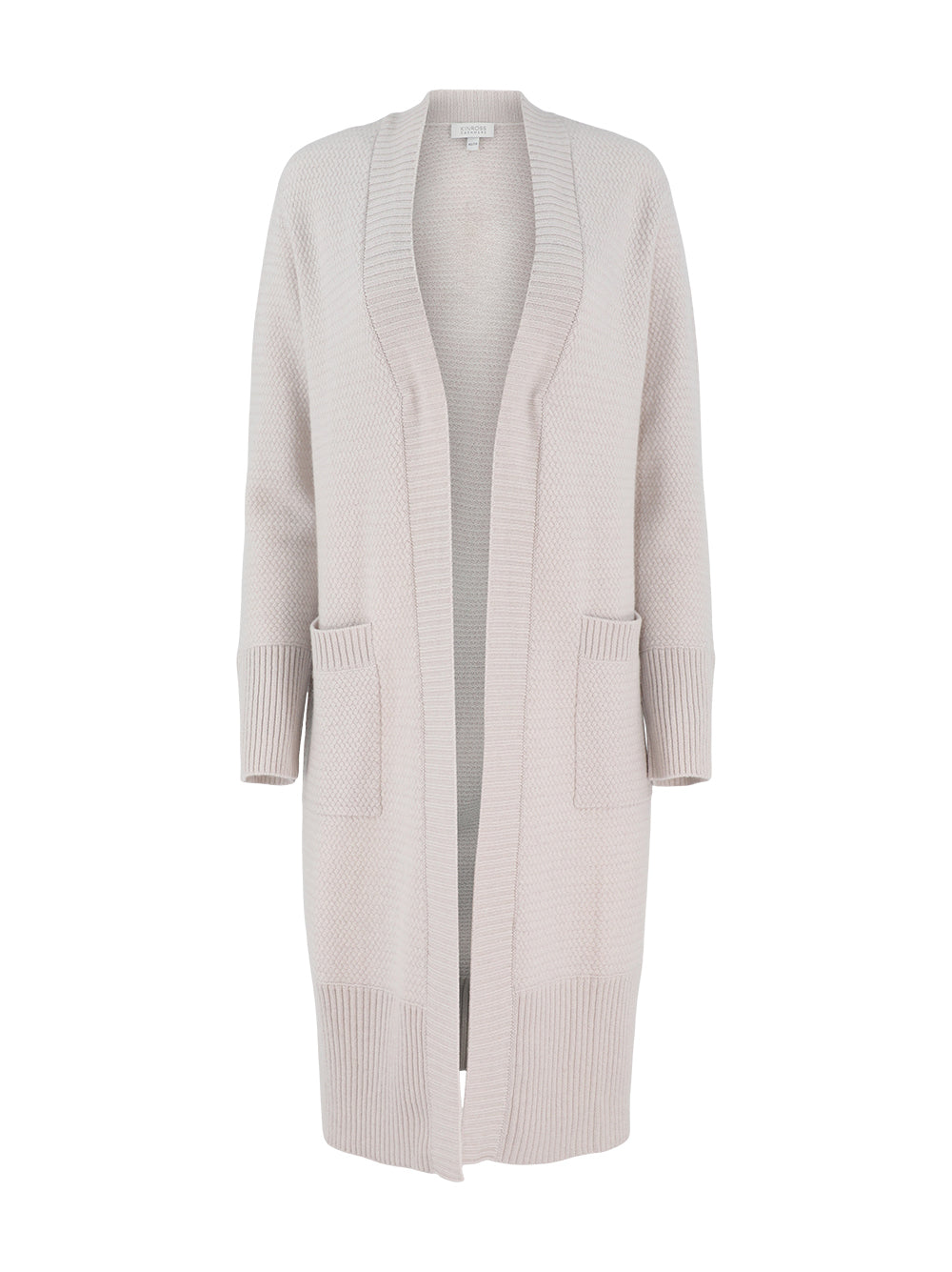 Kinross Cashmere Textured Duster Cardigan