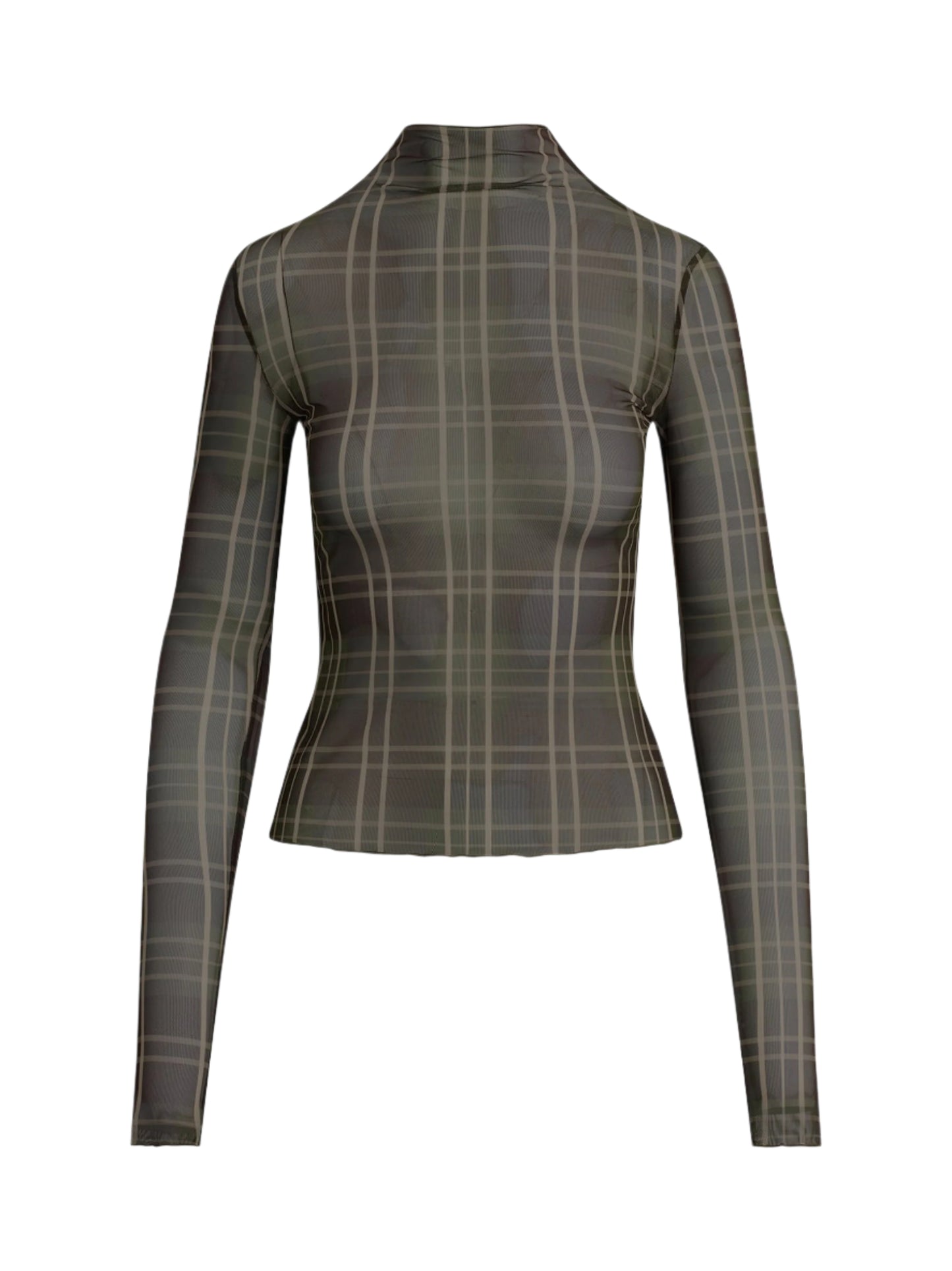 Favorite Daughter Sheer Fantasy Top in Countryside Plaid