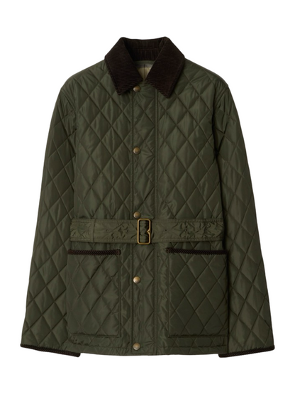 Burberry Quilted Nylon Jacket in Shale