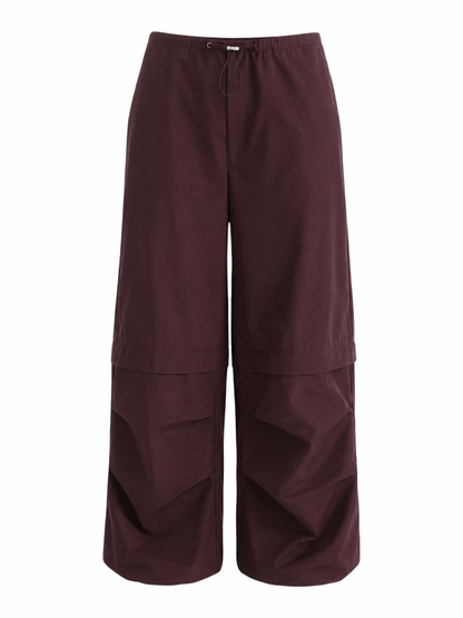Agolde Coulson Parachute Pant in Cordovan