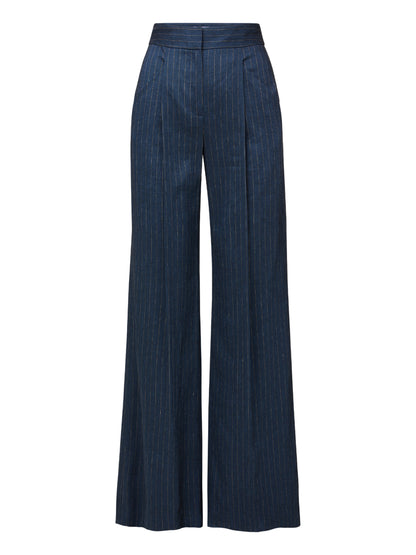 Veronica Beard Rimini Pant in Blue/Dove