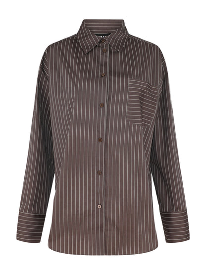 SEROYA Kiera Top in Slate Brown/Egg