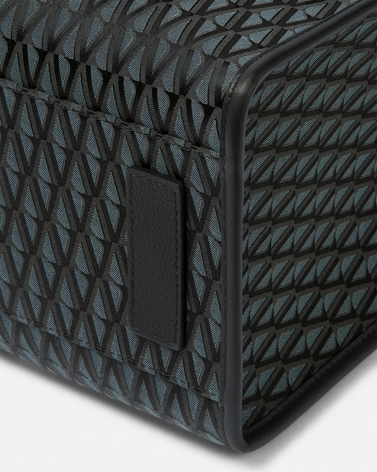 Versace V Allover La Medusa Large Tote Bag in Black Print