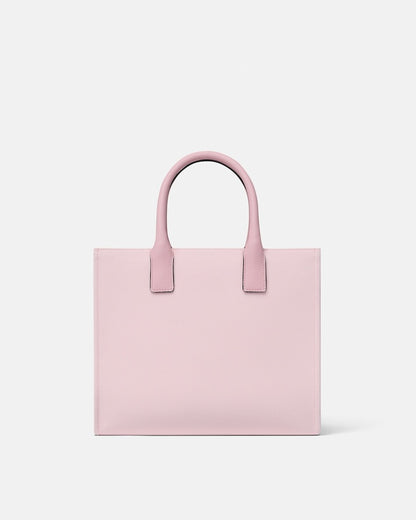 Versace La Medusa Small Canvas Tote in Pink