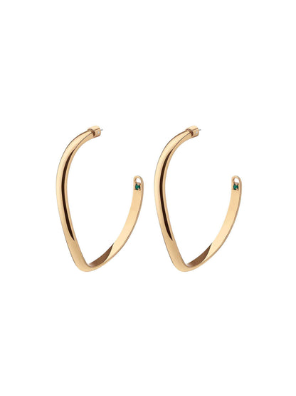 Demarson Mini Calypso Hoop in Gold
