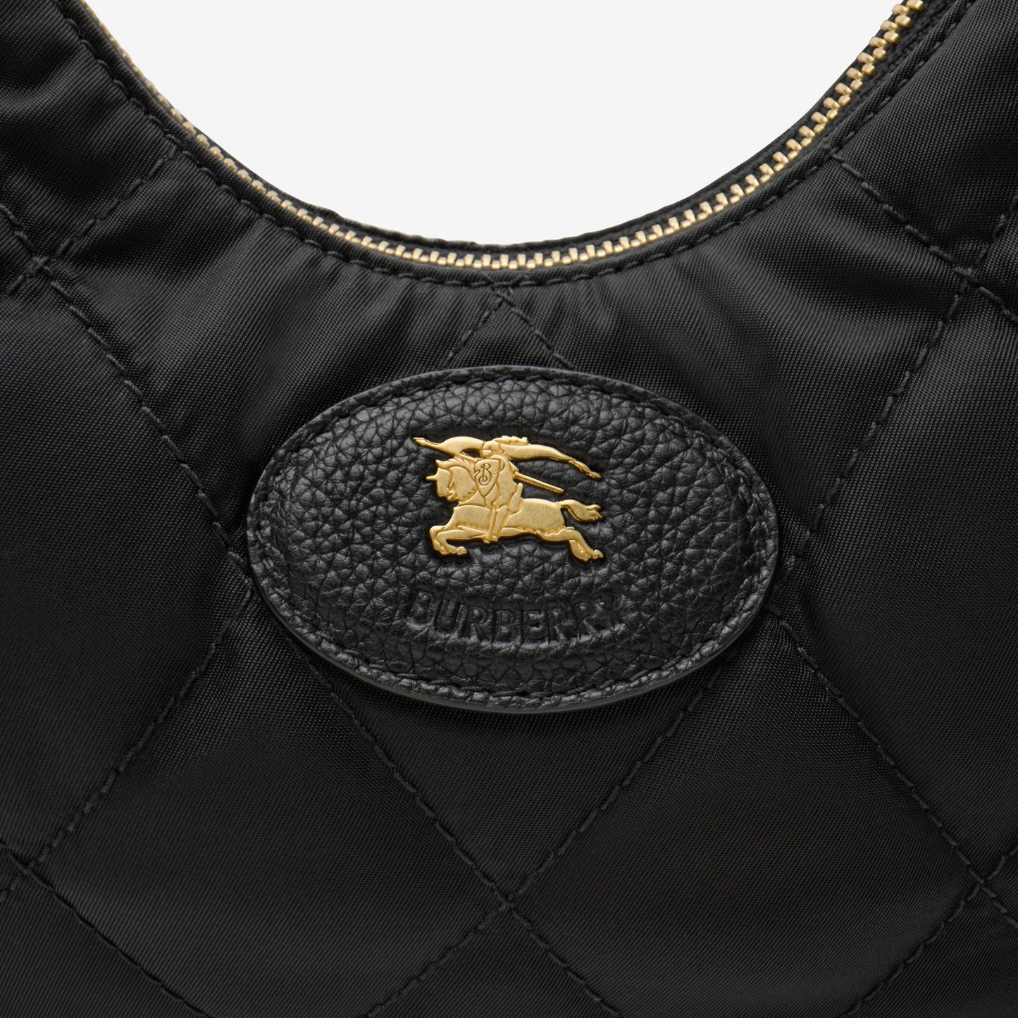 Burberry Horseshoe Crossbody Bag in Black