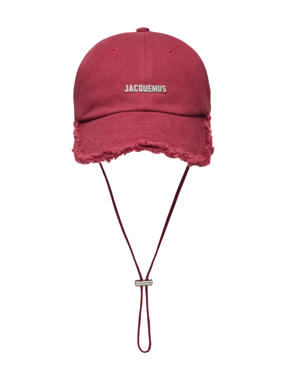 Jacquemus La Casquette Artichaut in Dark Red 480