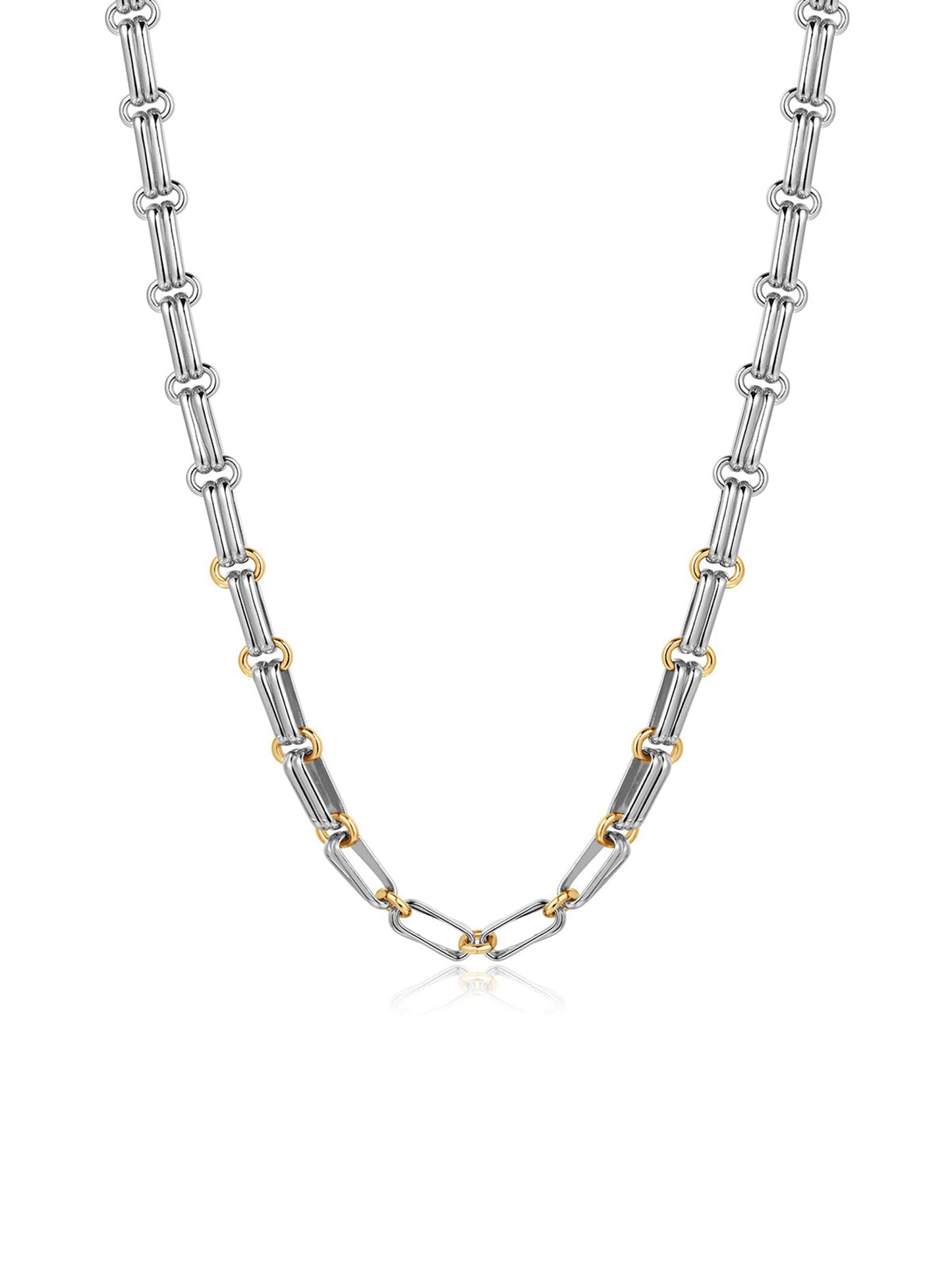 Luv AJ Dalia Two-Tone Chain Necklace (More Colors)
