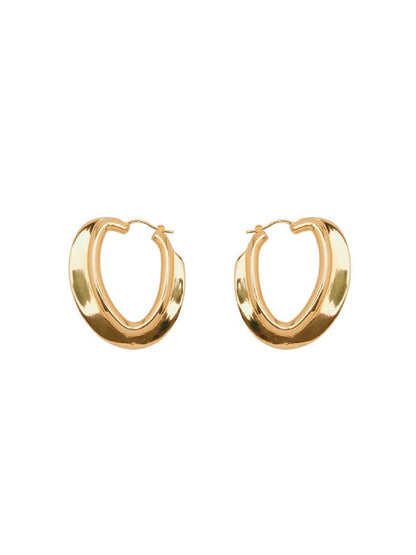 Oscar de la Renta O Disc Hoops in Gold