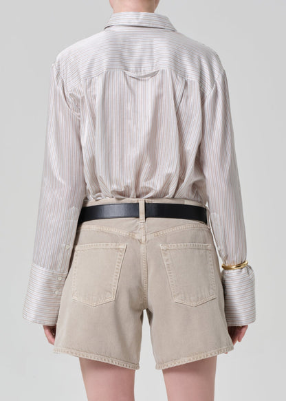 Citizens of Humanity Camilla Shirt in Sandstone Stripe