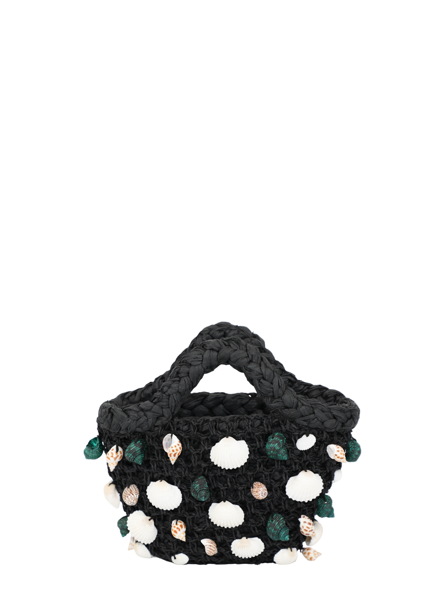 Simon Miller Mini Shelly Mercado Tote in Black/Teal Multi