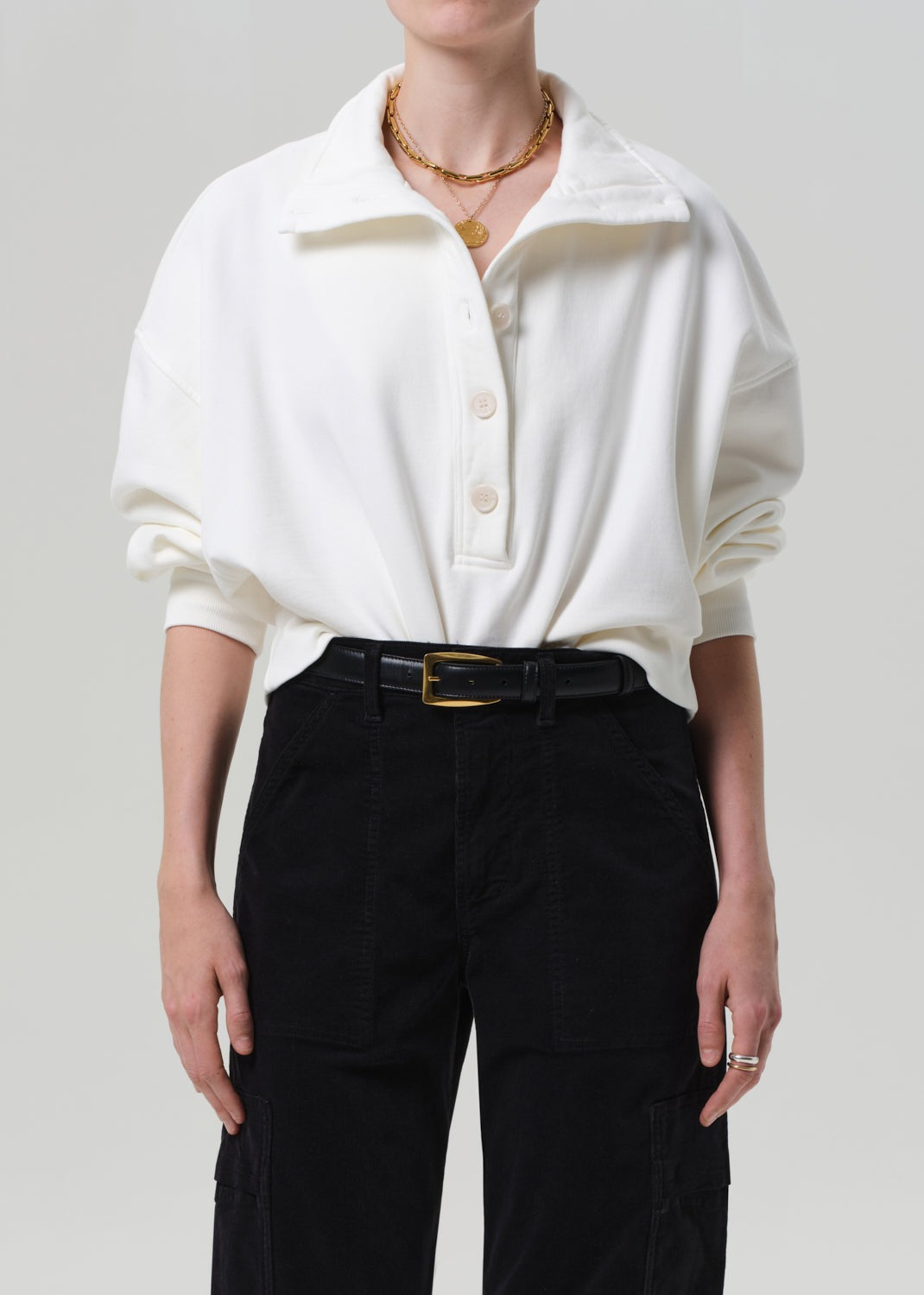 Citizens of Humanity Mirelle Funnel Neck in Pashmina