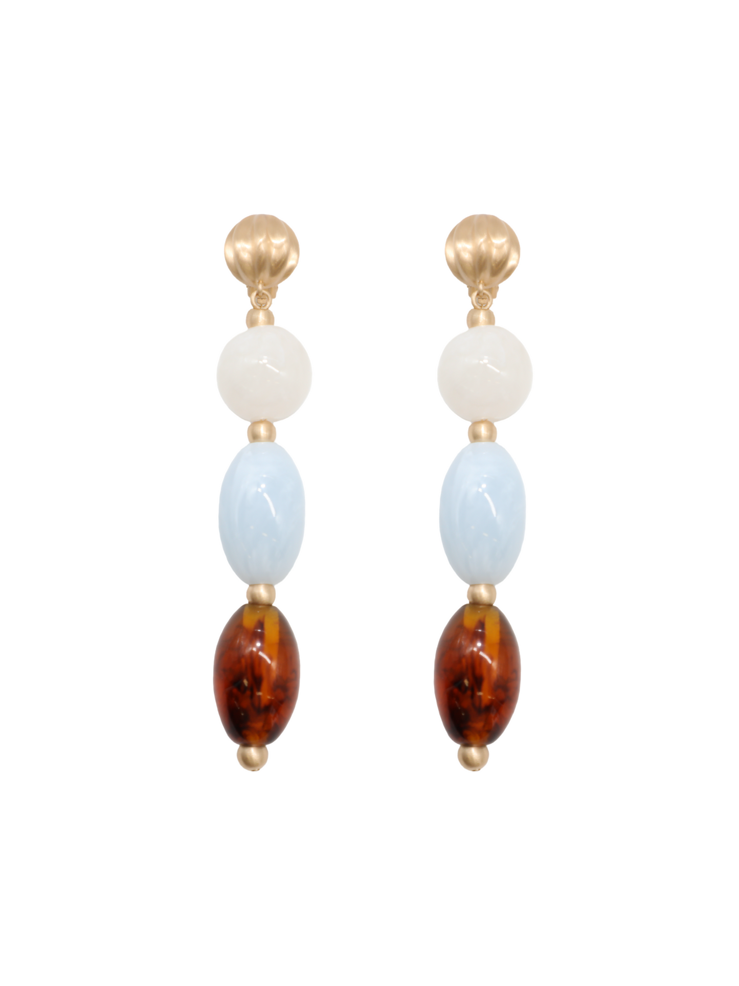 Cult Gaia Mercier Earrings in Saddle Bauble Multi