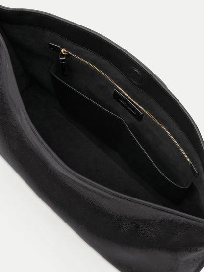 Veronica Beard Crinkle Veronica Beard Vida Bag in Black
