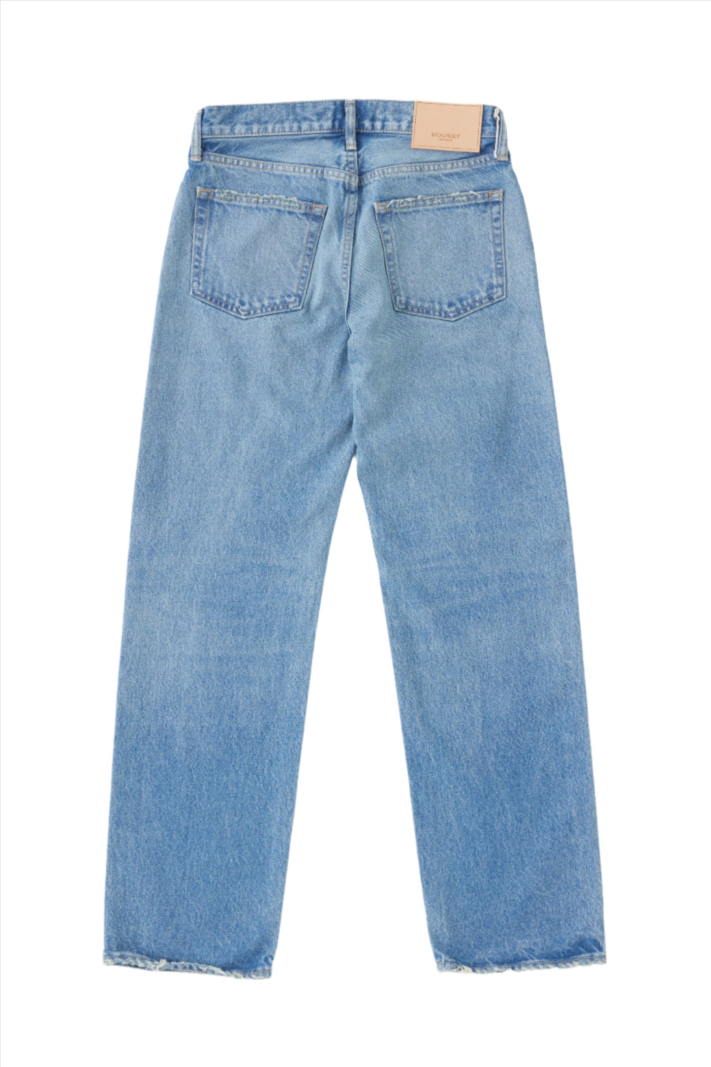 Moussy Vintage Cheval Straight-Low Jeans in Light Blue