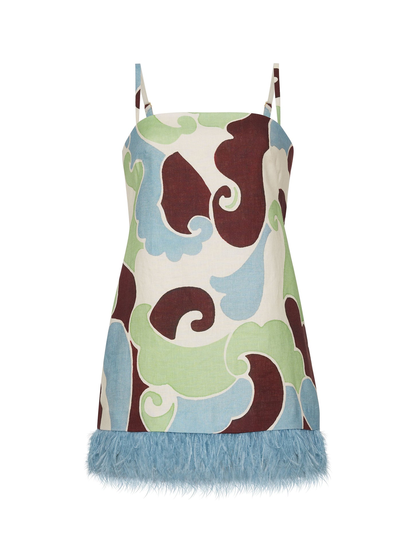 Cara Cara Valencia Dress in Petal Wave Mint