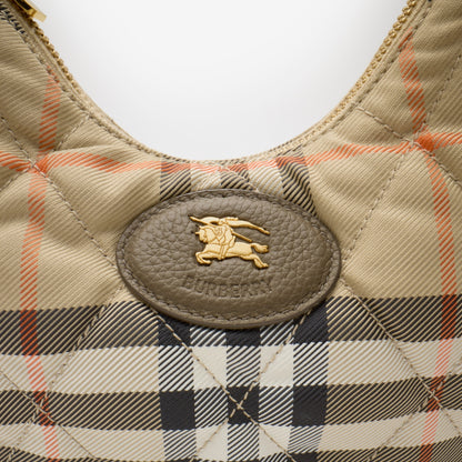 Burberry Horseshoe Crossbody Bag in Sand