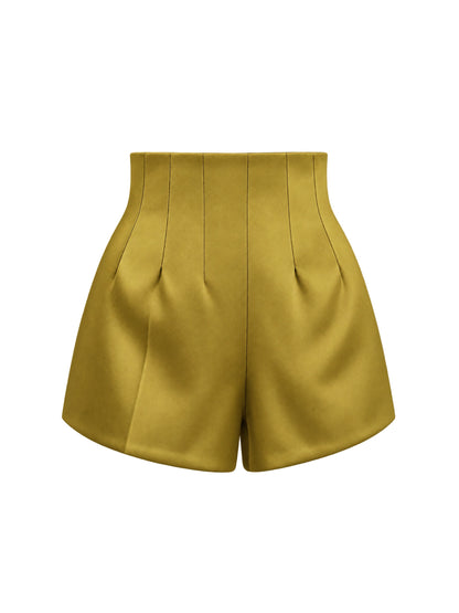 Retrofête Marie Short in Ochre