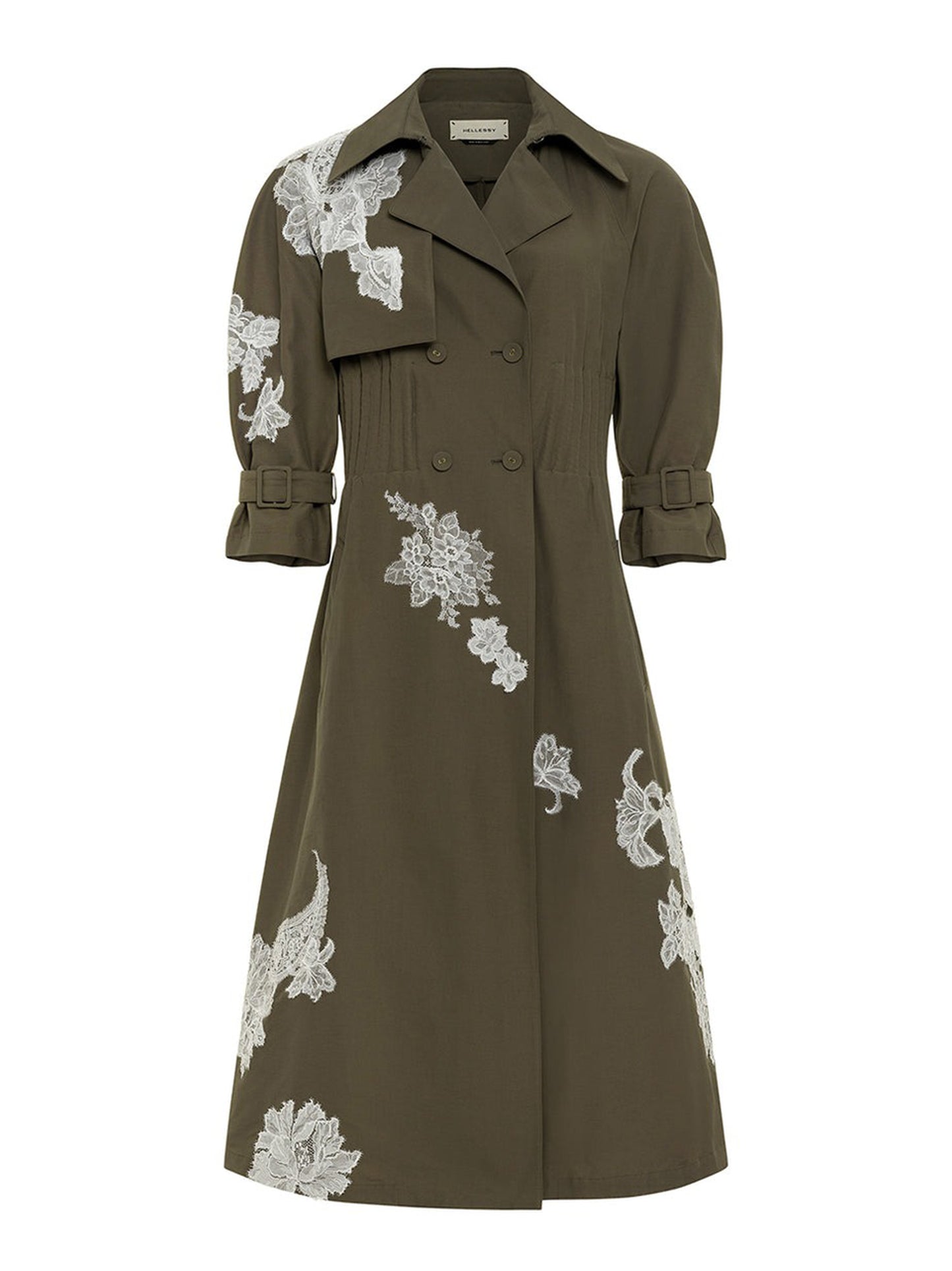 Hellessy Rowan Trench in Taupe