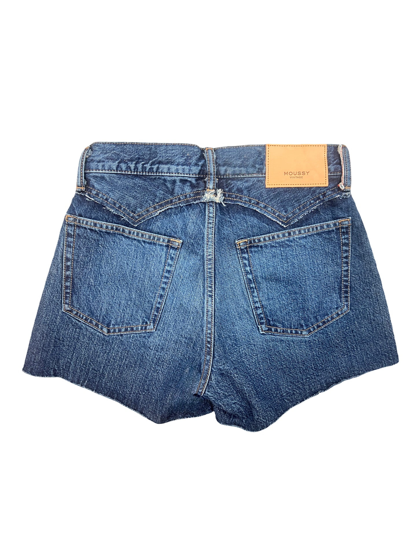 Moussy Vintage Southborough Western Shorts in Blue