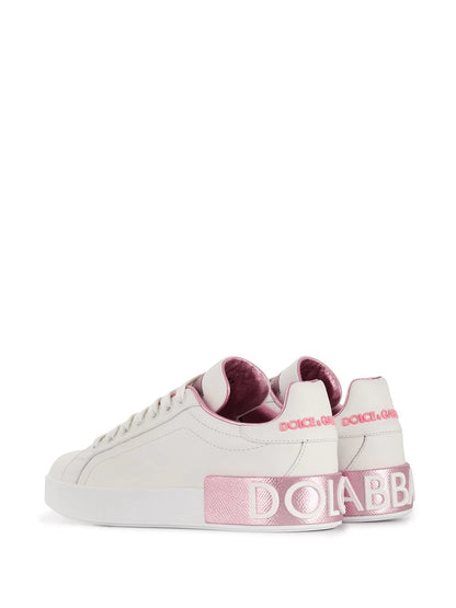 Dolce & Gabbana Calfskin Nappa Portofino Sneakers