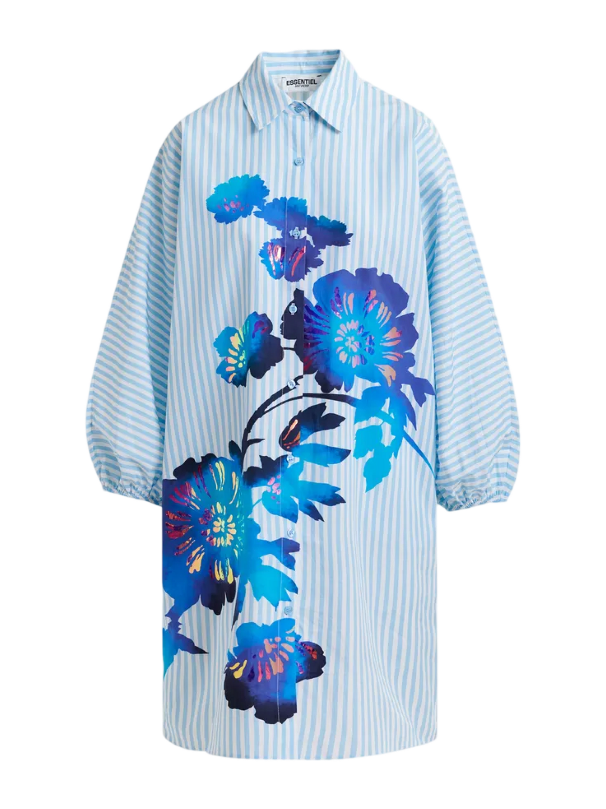 Essentiel Antwerp Hoses Striped Cotton Shirt Dress – Leigh's of Breton  Village