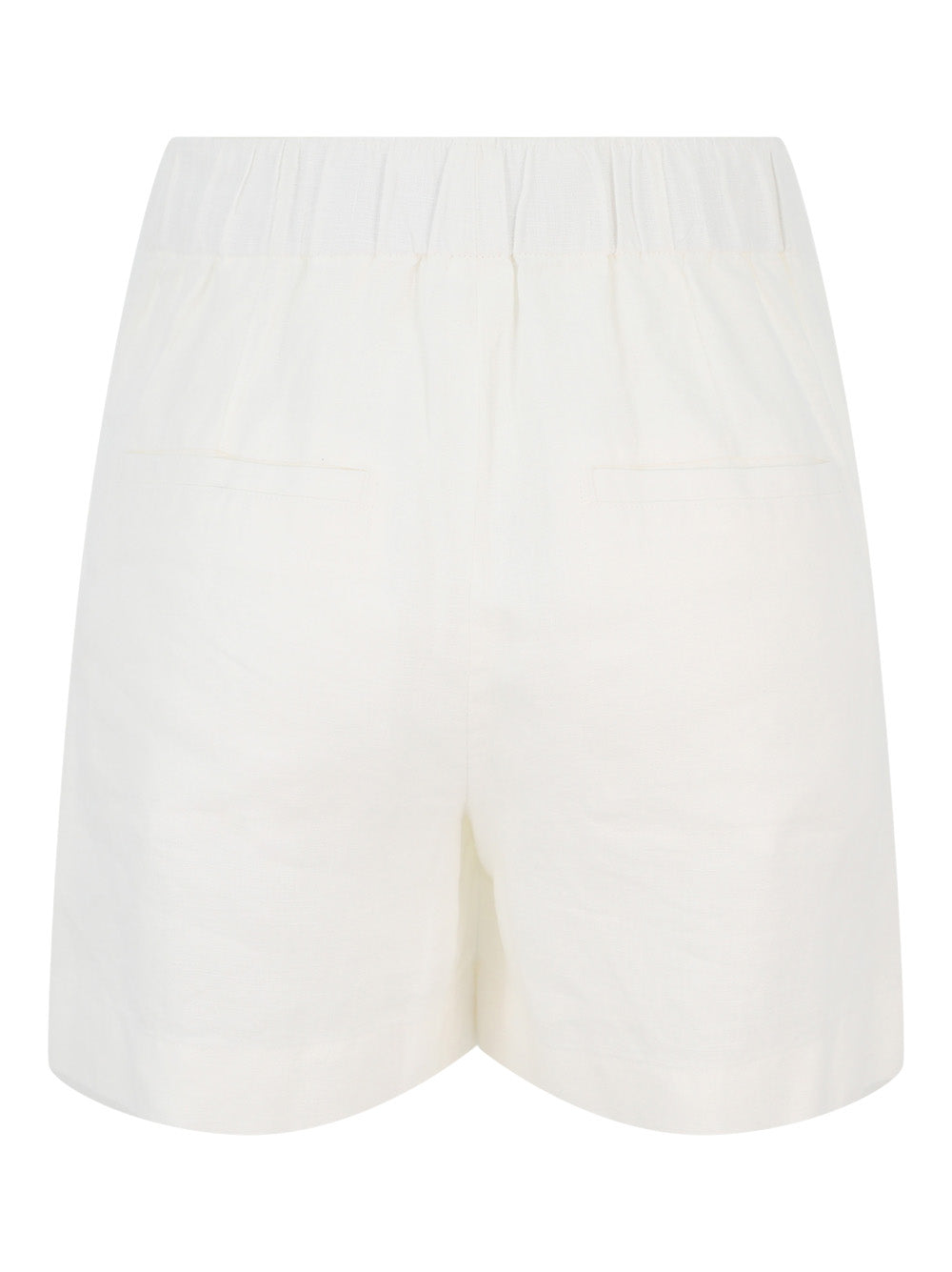 Vince Mid Rise Hemp Short in Off White