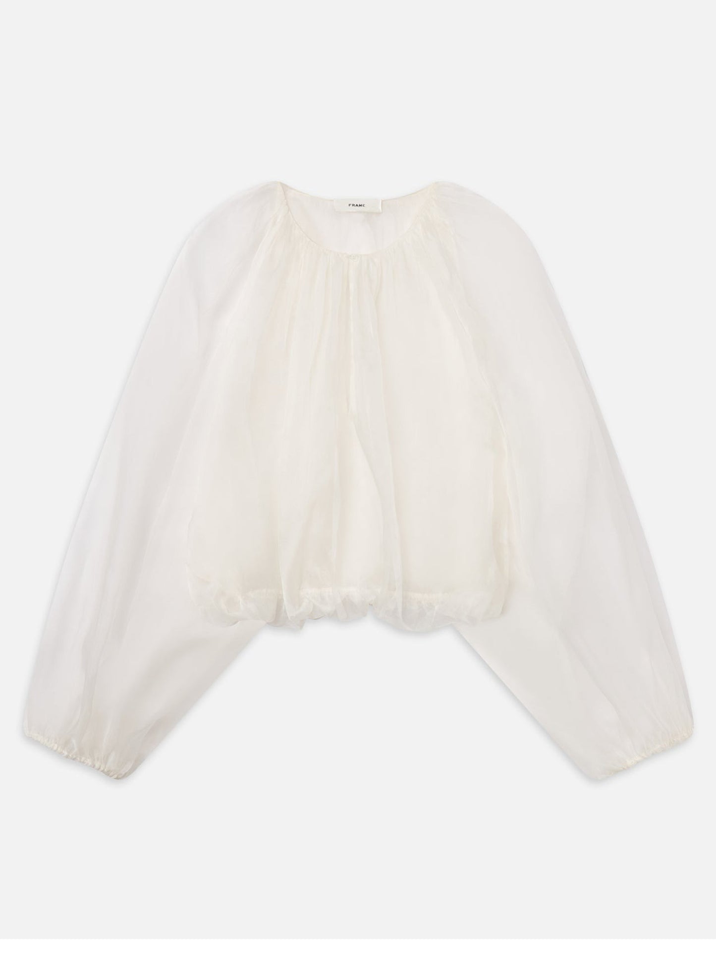 Sheer Balloon Blouse