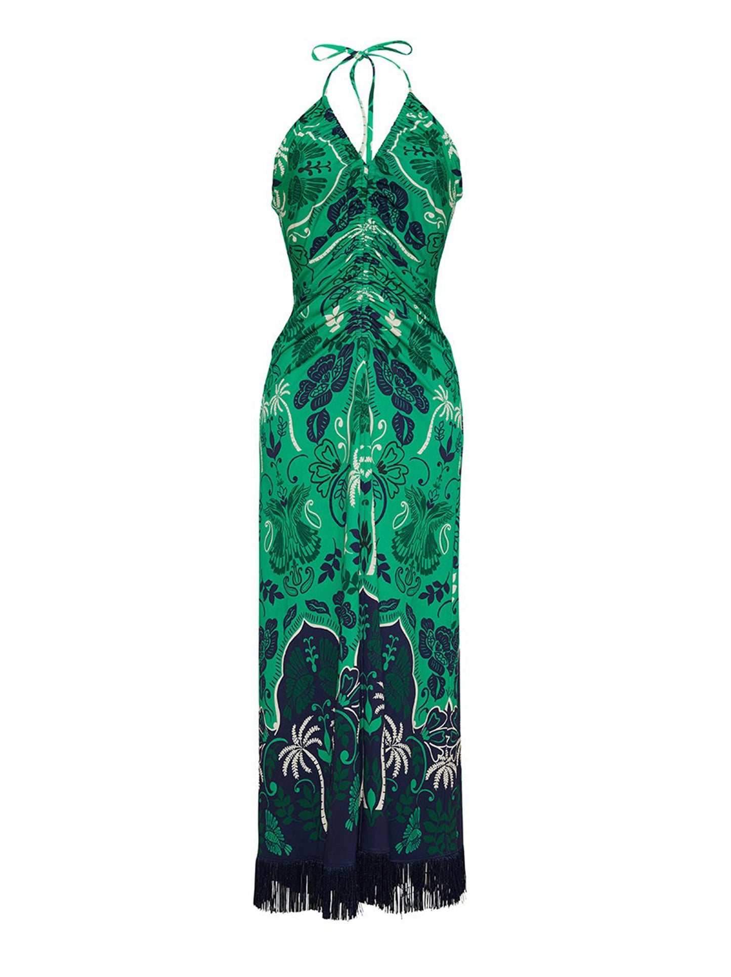Cara Cara Shelter Island Dress in Sanibel Island Green