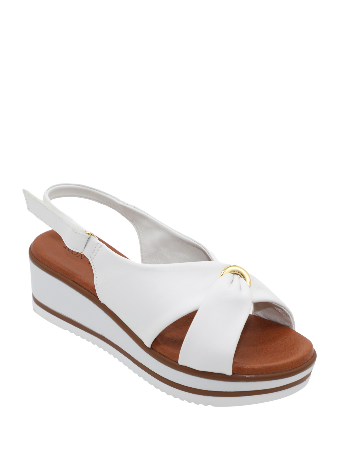 Ron White Priya Platform Sandal in White