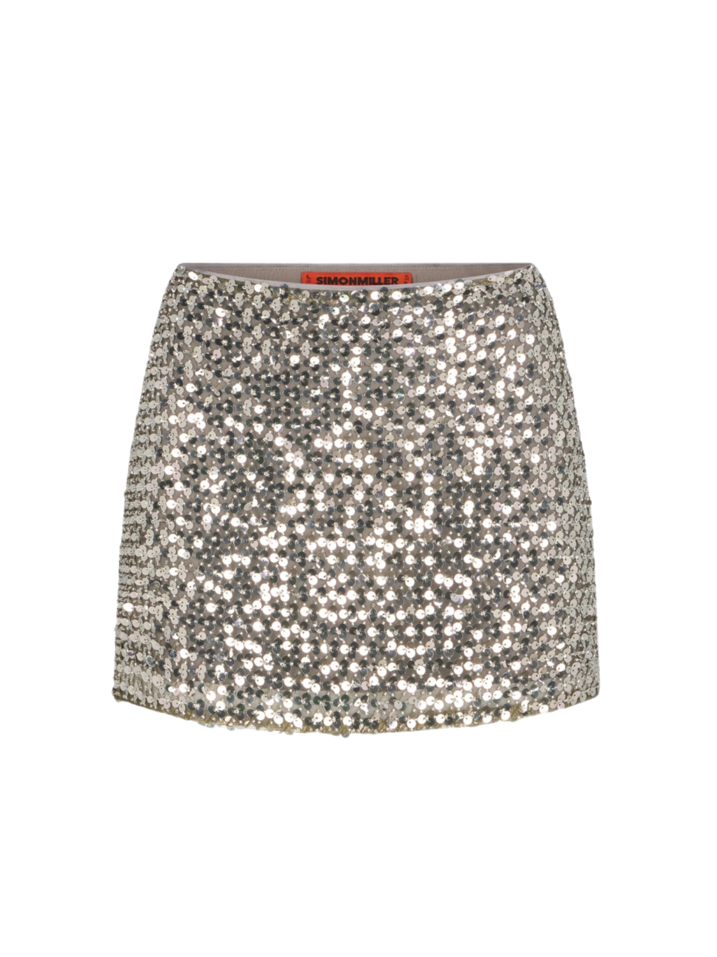 Simon Miller Dizzy Sequin Skirt in Satellite Silver