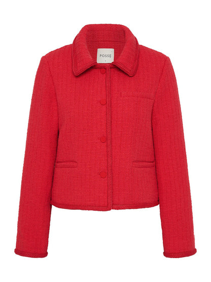 Posse Jacqueline Jacket in Scarlet