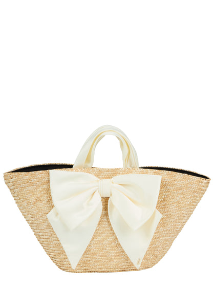 Eugenia Kim Carlotta Natural Straw Tote in Ivory