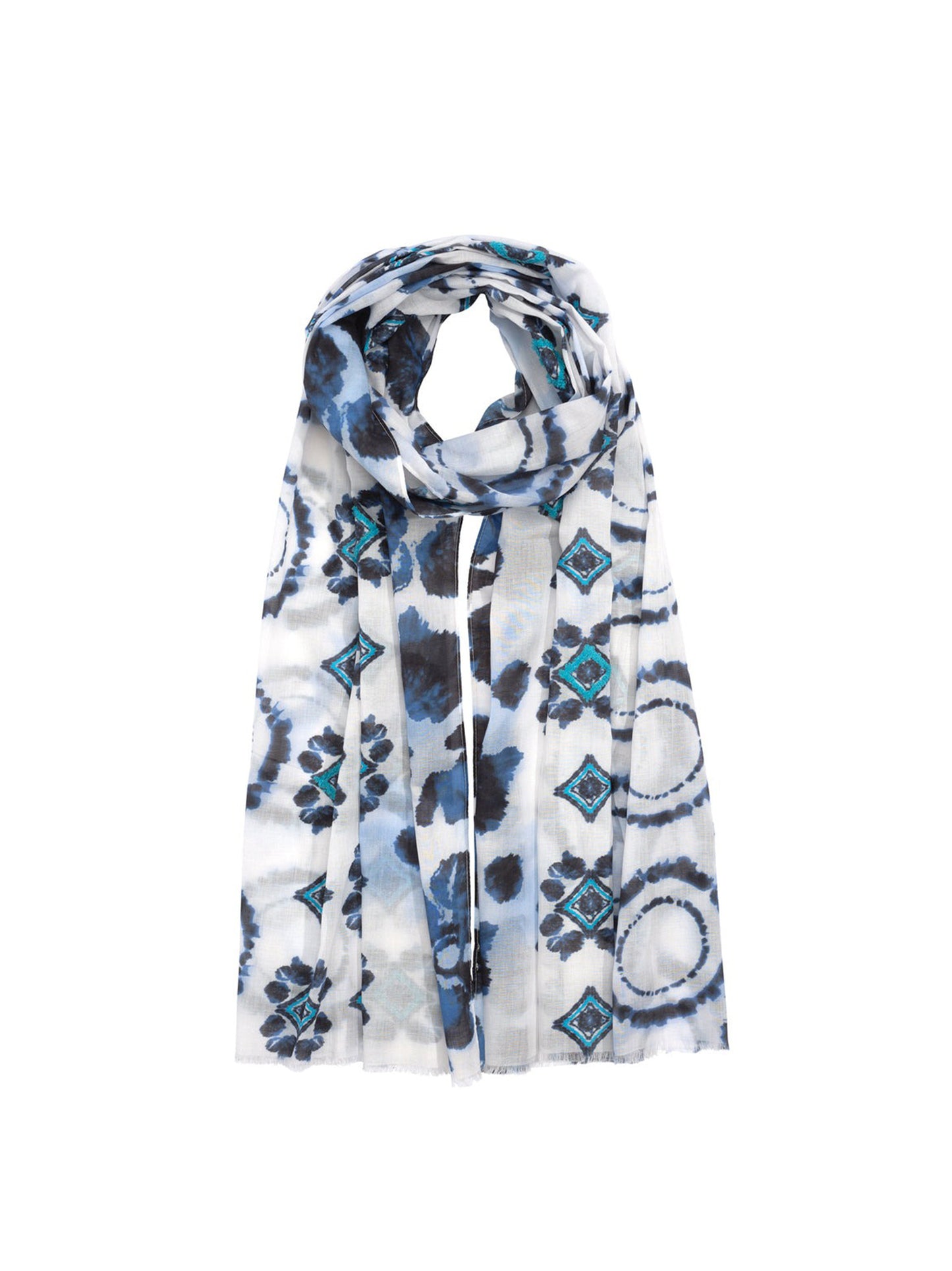 Echo Design Group Batik Patch Wrap Scarf