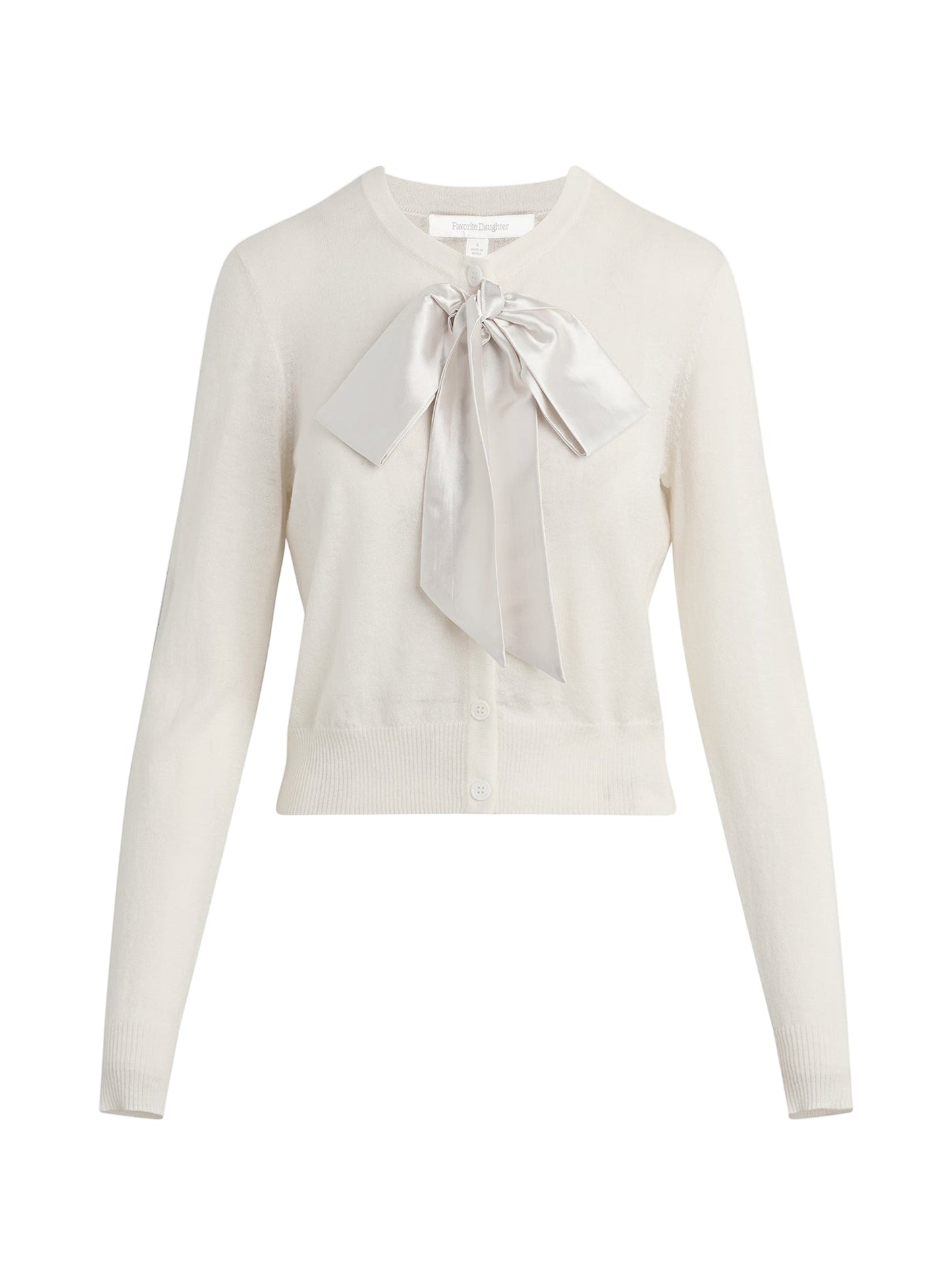 Favorite Daughter The Take a Bow Cardigan in Ivory