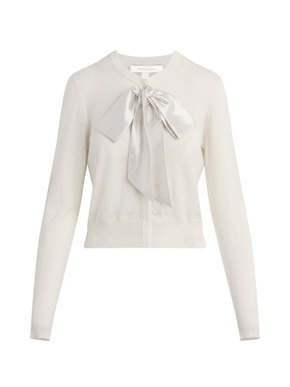 Favorite Daughter The Take a Bow Cardigan in Ivory