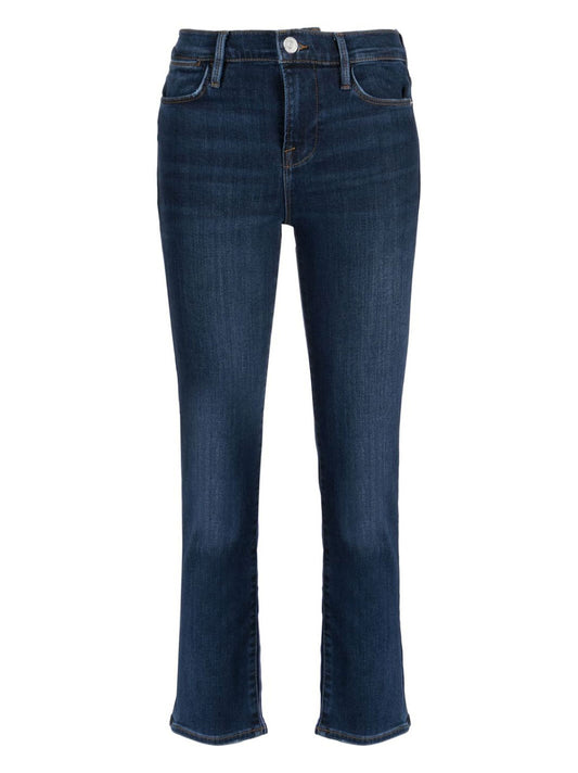 Frame Le High Straight Jeans in Majesty