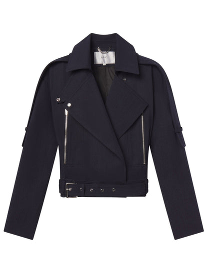 A.L.C. Marvin Jacket in Navy Melange