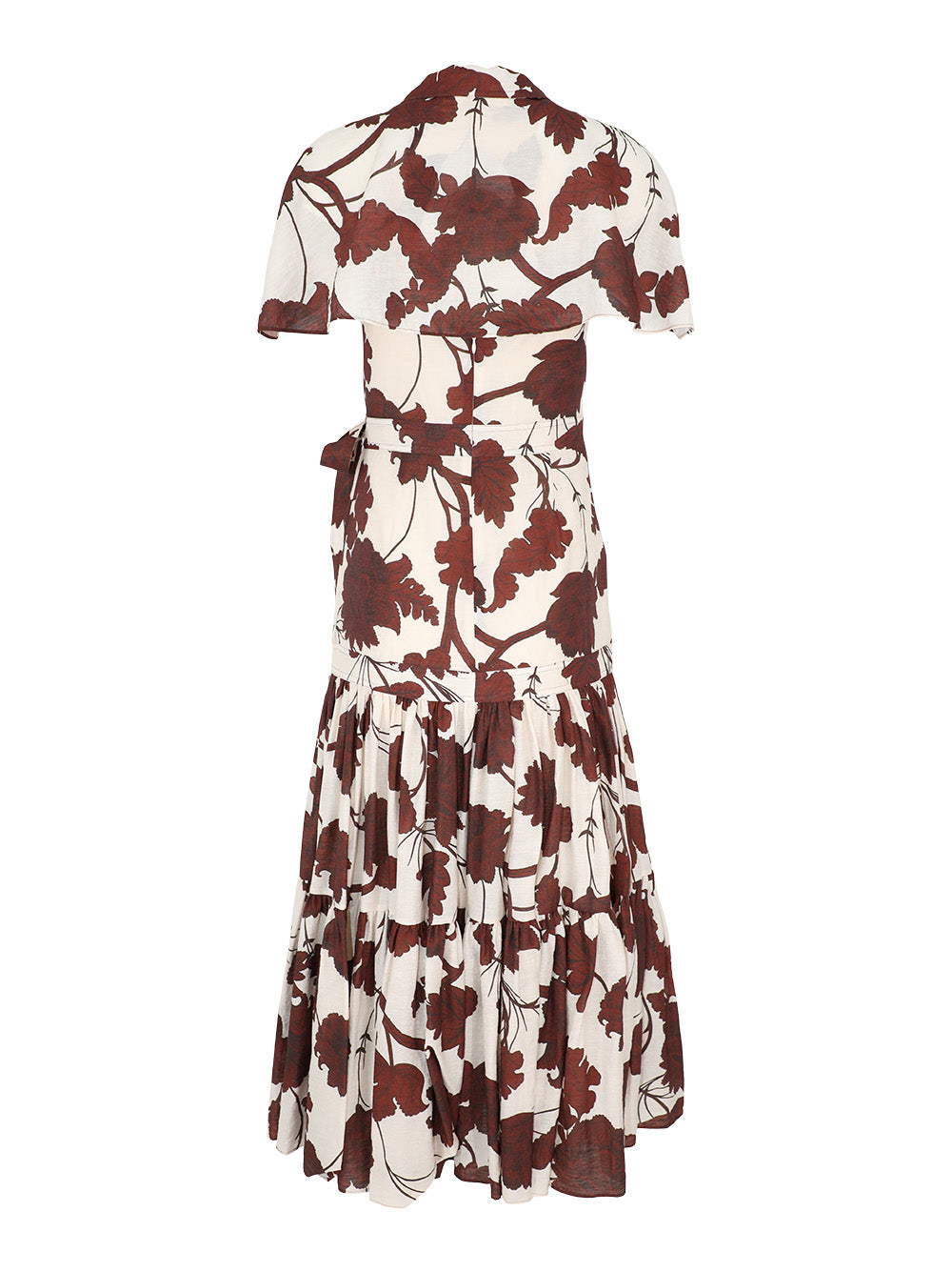Alexis Avanna Dress Midi in Obsidian Brown
