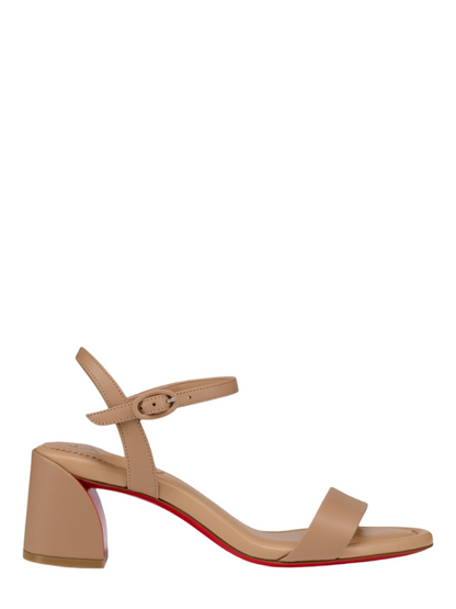Christian Louboutin Miss Jane Sandal 55 Nappa in Blush | In-Store Only