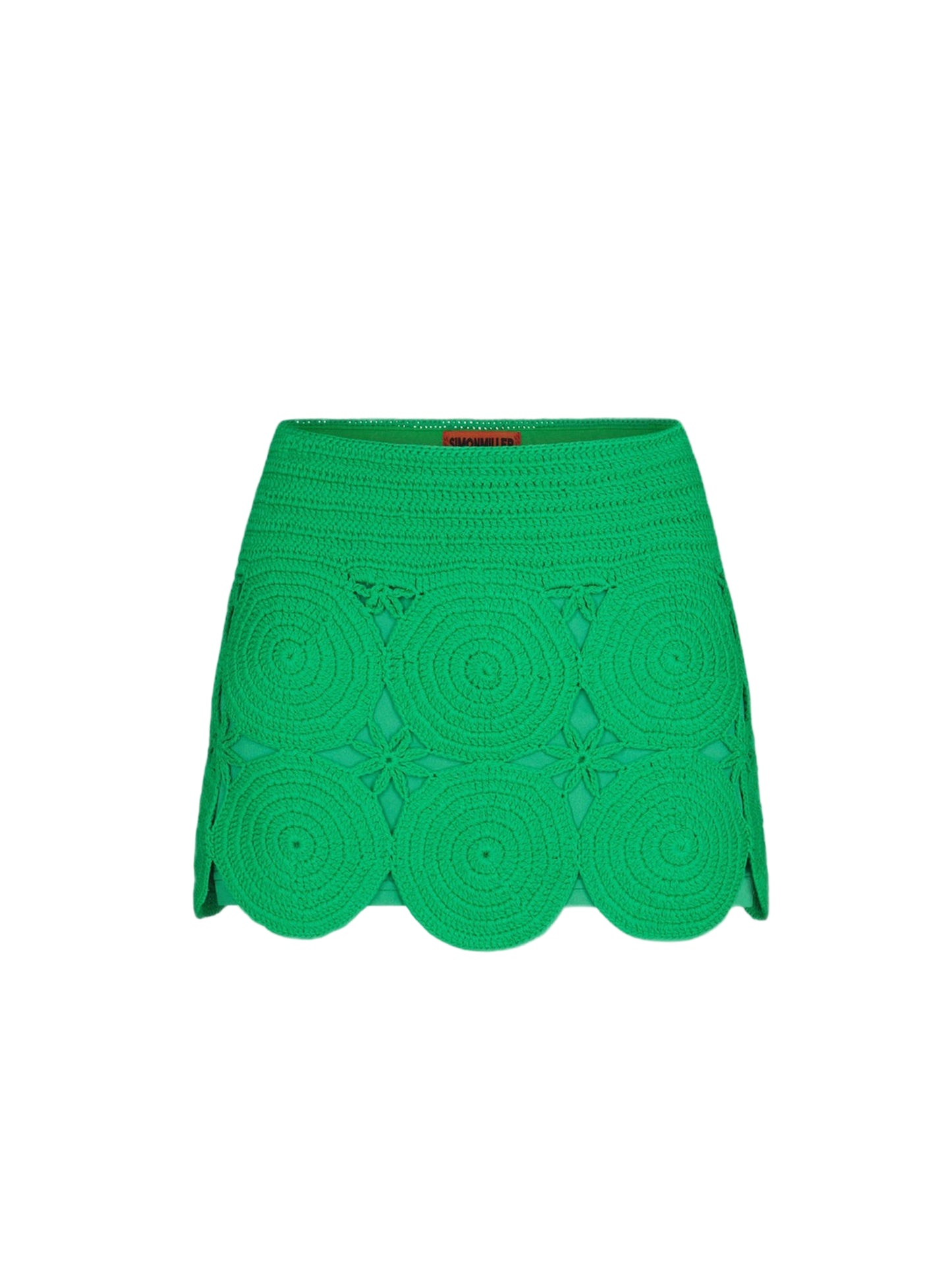 Simon Miller Beep Beep Mini Skirt in Grass Green