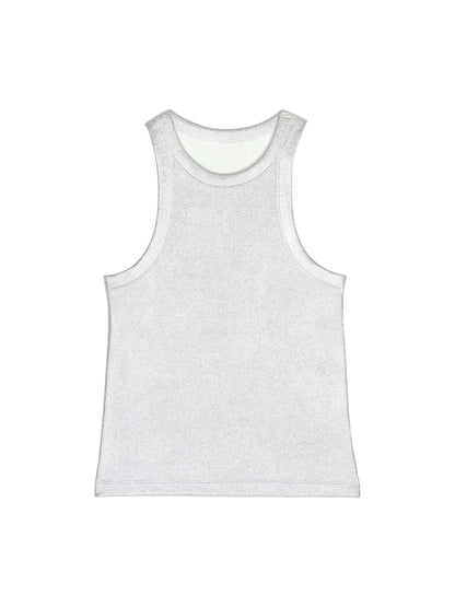 BA+SH Sleeveless Top Shadey Silver