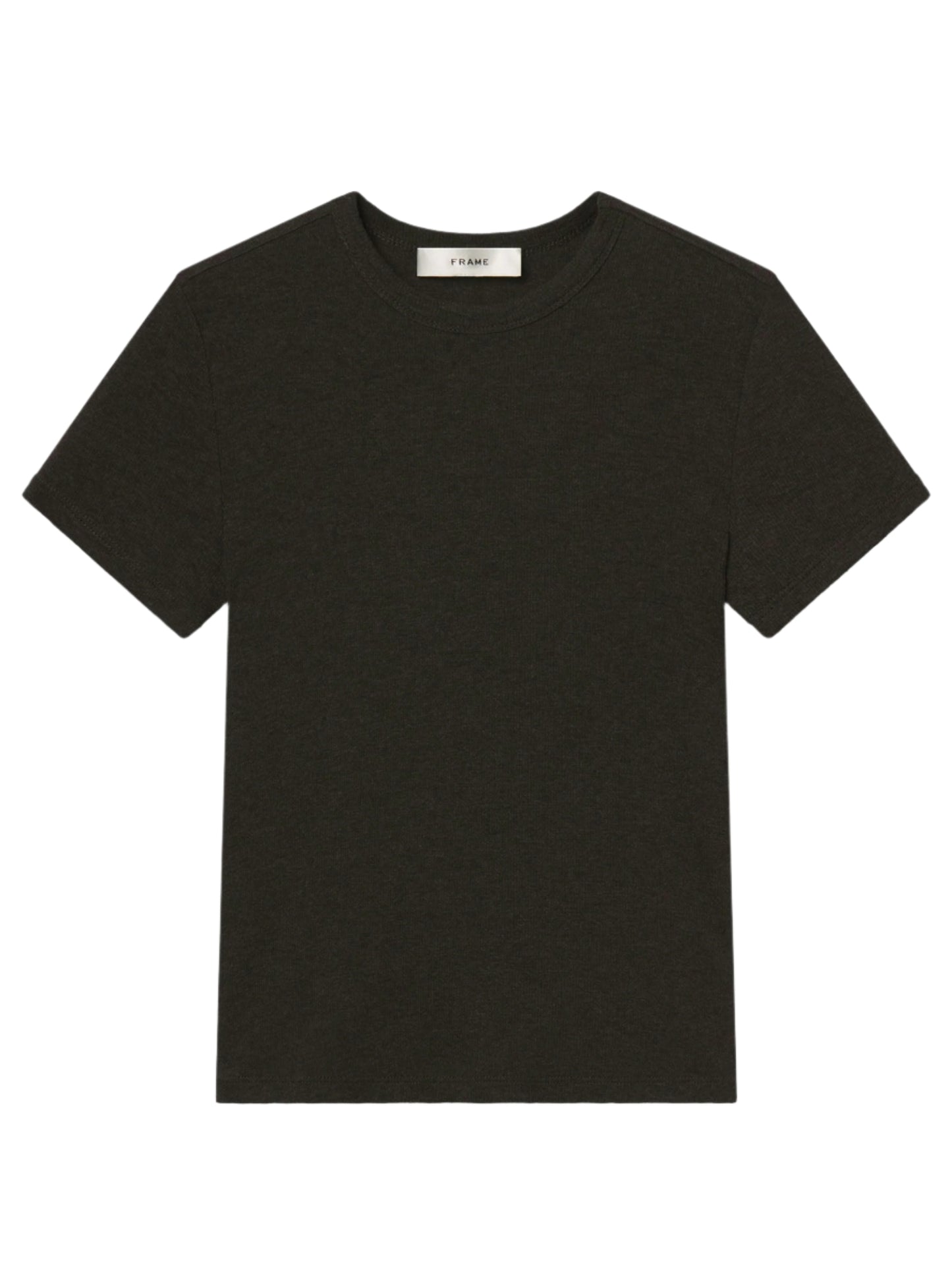 Frame Rib Baby Tee in Coffee