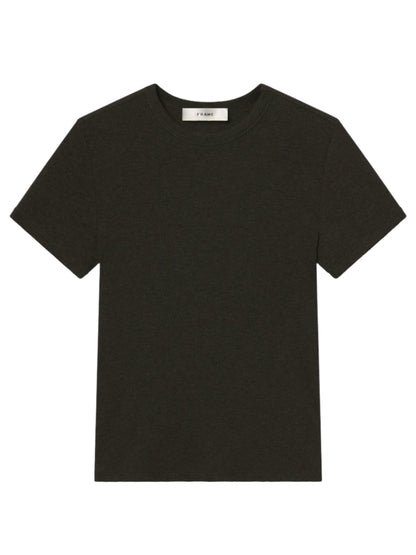 Frame Rib Baby Tee in Coffee