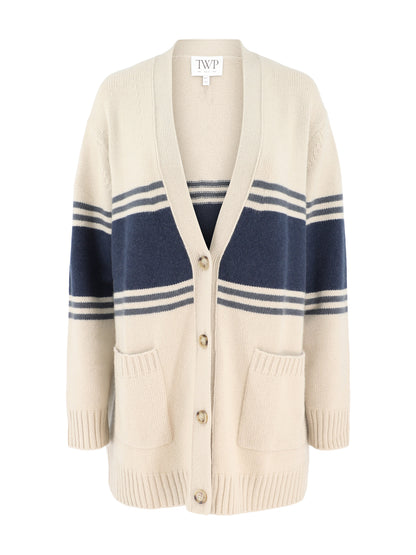 TWP Varsity Phoebe Cardigan in Twine