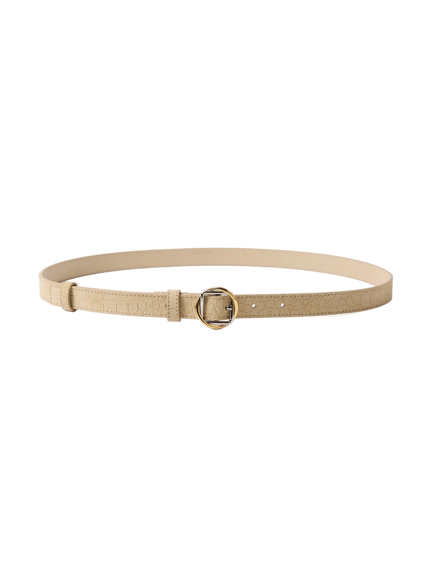 Jacquemus The Thin Salon Belt in Beige
