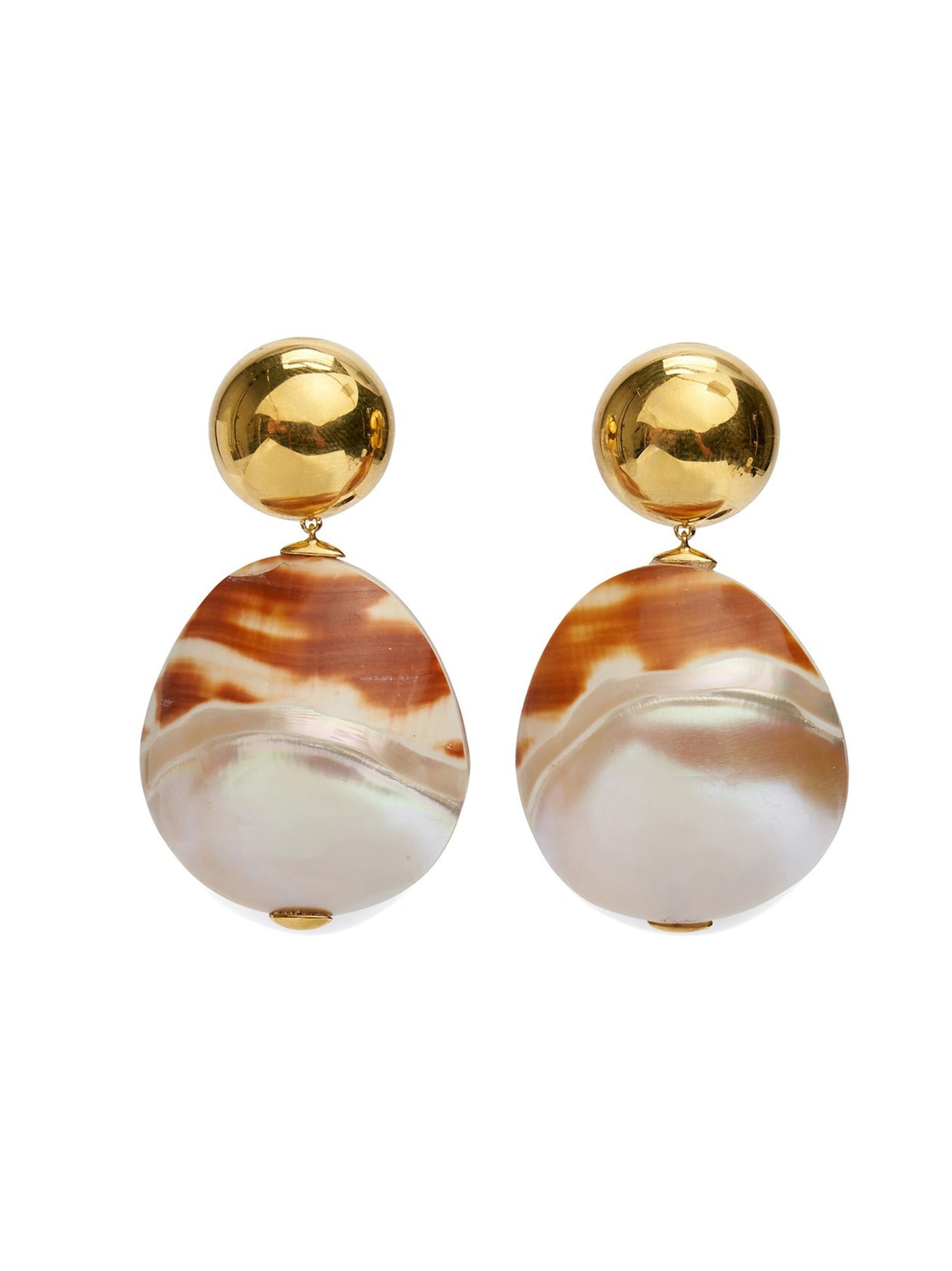 Lizzie Fortunato Rodan Pearl Earrings in Tigre (Clip On)